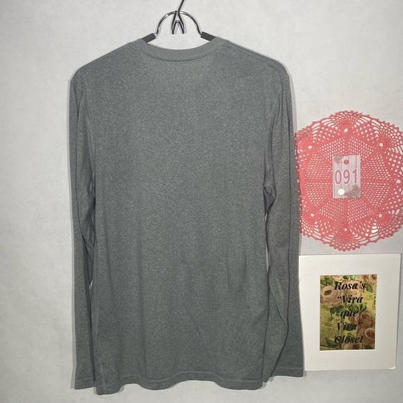 Nike Washington University in St. Louis Long Sleeve Dri-Fit Shirt Heather Grey M - Picture 4 of 9